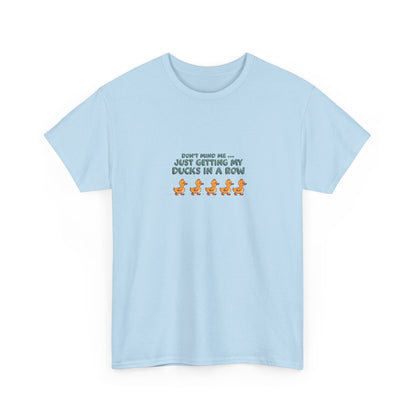 Whimsical Ducks Tee, Duck Lover Gift, Humor Shirt, Casual Unisex Top, Fun Gift Idea