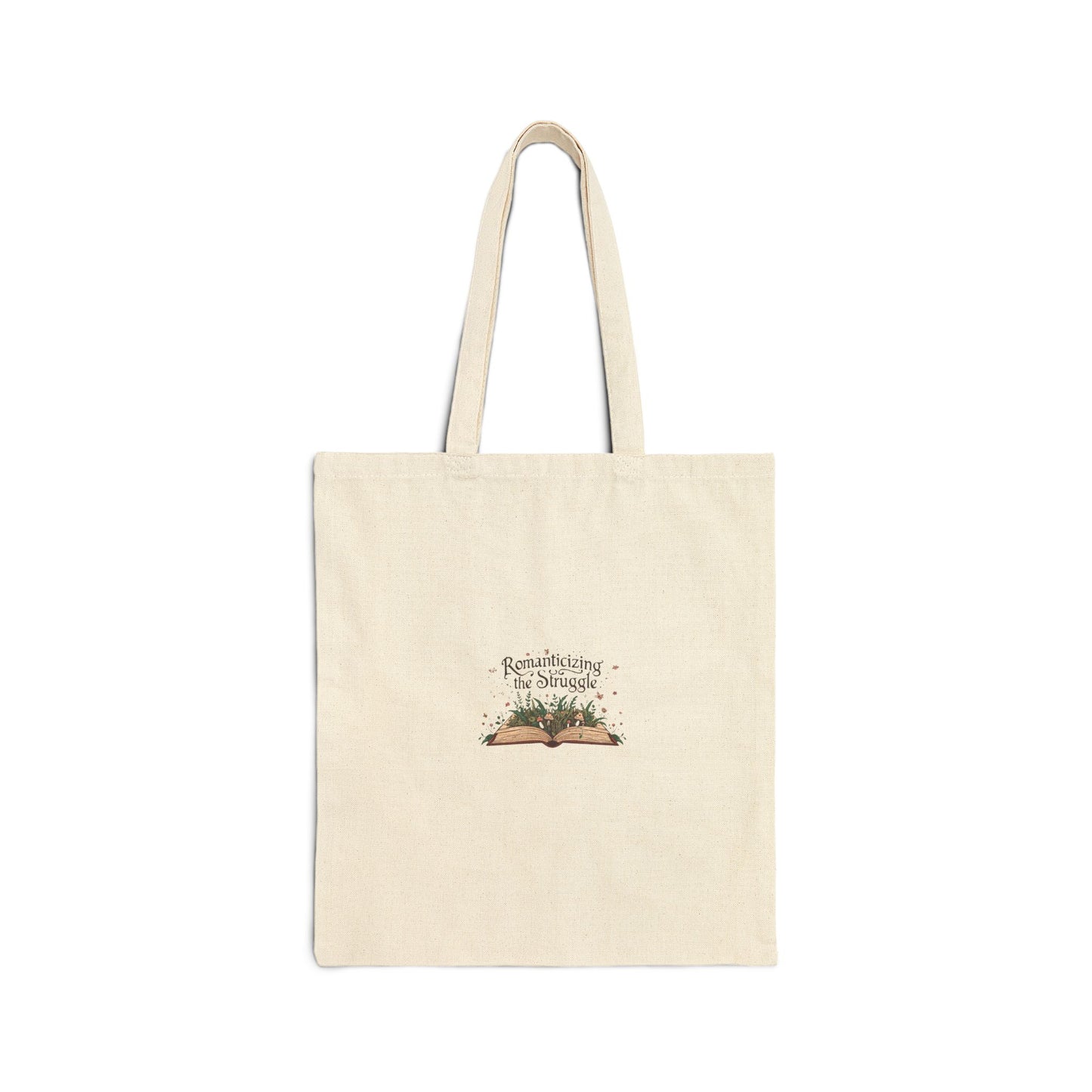 Nature Lover's Cozy Canvas Tote Bag, Plant Gift, Sustainable Shopping Bag, Eco-Friendly, Gardening Accessory, Reusable Grocery Bag