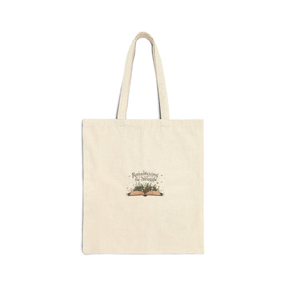 Nature Lover's Cozy Canvas Tote Bag, Plant Gift, Sustainable Shopping Bag, Eco-Friendly, Gardening Accessory, Reusable Grocery Bag