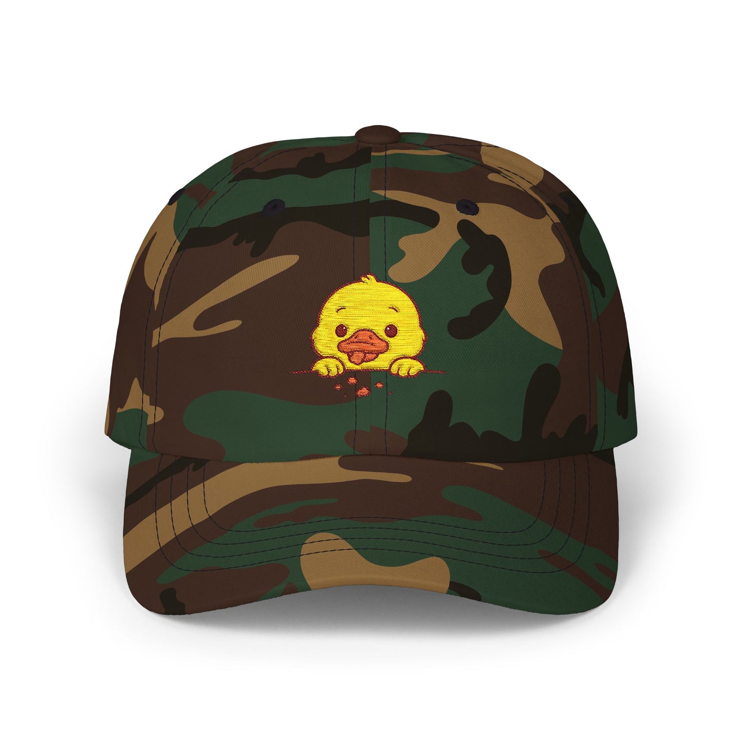 Dad Cap, Cute Duck Hat Design, Quirky Baseball Cap, Fun Animal Headgear,  Adjustable Hat