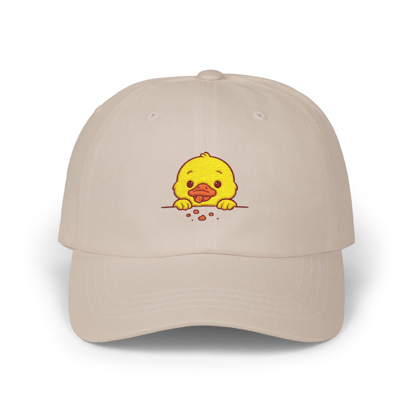 Dad Cap, Cute Duck Hat Design, Quirky Baseball Cap, Fun Animal Headgear,  Adjustable Hat