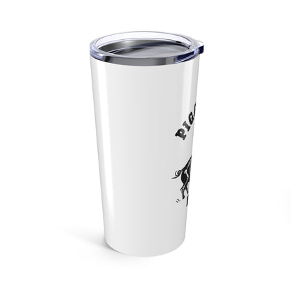 Skeleton Piggyback Ride Tumbler | 20oz Travel Mug | Fun Halloween Party Drinkware, Quirky Gift for Everyday Use, Unique Skeleton Design,